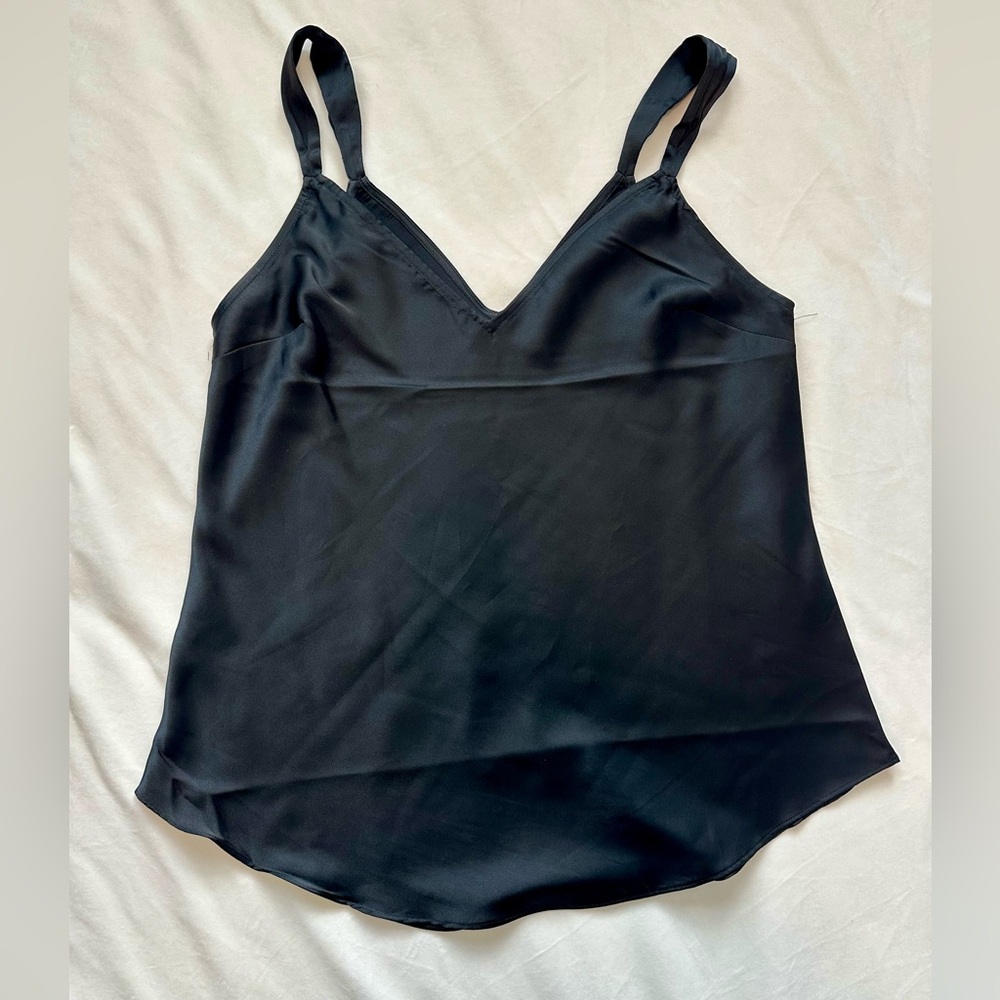 Express Black Satin Camisole Top